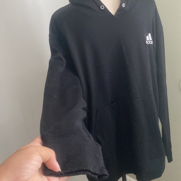 Adidas STADIUM FLEECE BADGE OF SPORT HOODIE - Picture 6 of 12